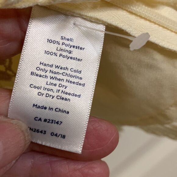 RSVP by Talbot 2X NWOT never washed/worn. Cream color with scallop lace overlay - Picture 6 of 8